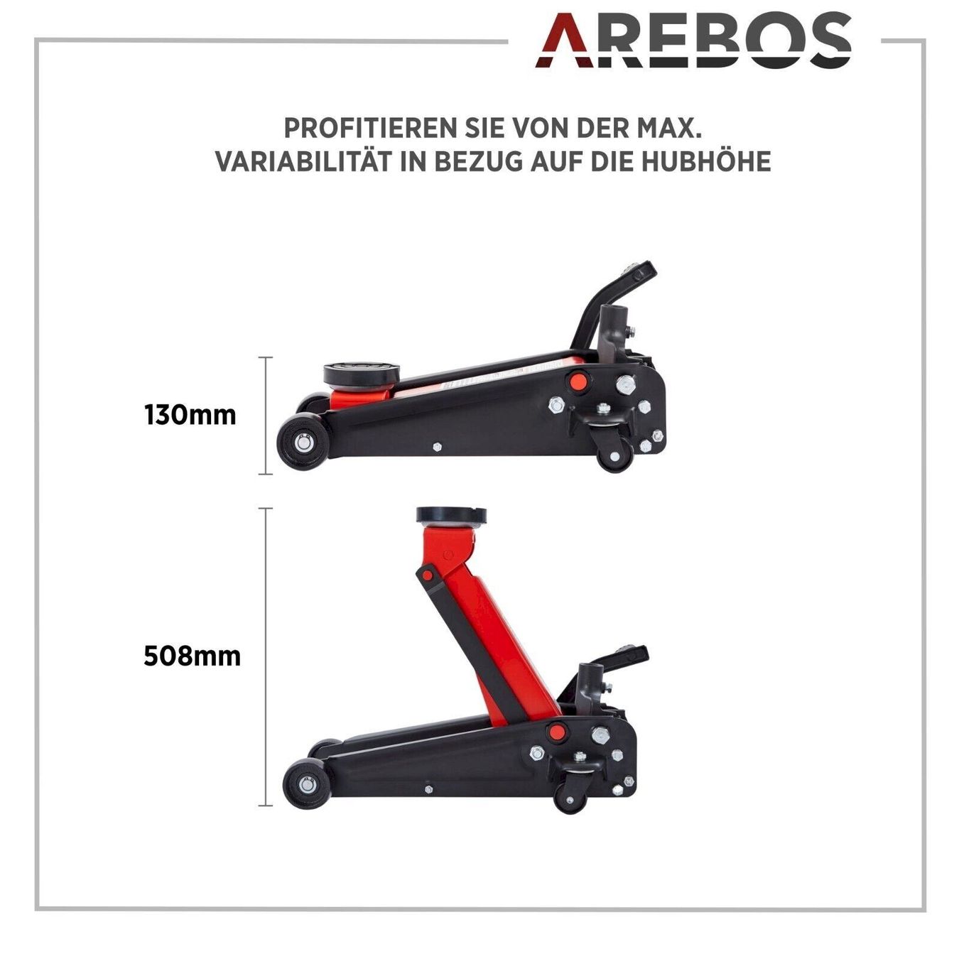 Assistenza stradale: AREBOS Hydraulischer Rangierwagenheber – Nuovo e nell'imballaggio originale da Bottighofen venduto da zaap 3