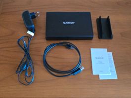 ORICO 3.5 Zoll USB 3.0 Festplattengehäuse, neuwertig