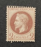 Frankreich 1863, Napoleon III, 2c ungestempelt