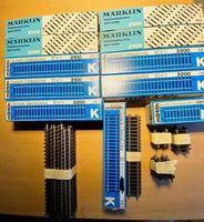 Märklin ca. 130 K-Gleisstücke gerade, verschiedene Längen