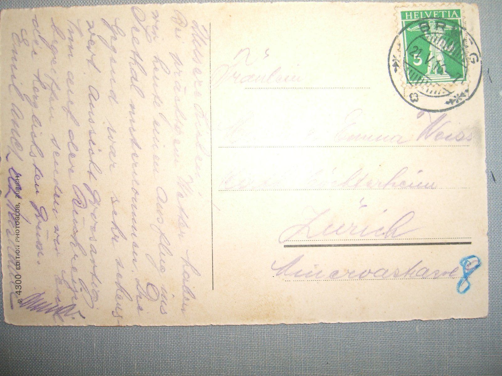 Ansichtskarten: Stans um 1920 – Gebraucht aus Bischofszell von Joachim-115 1