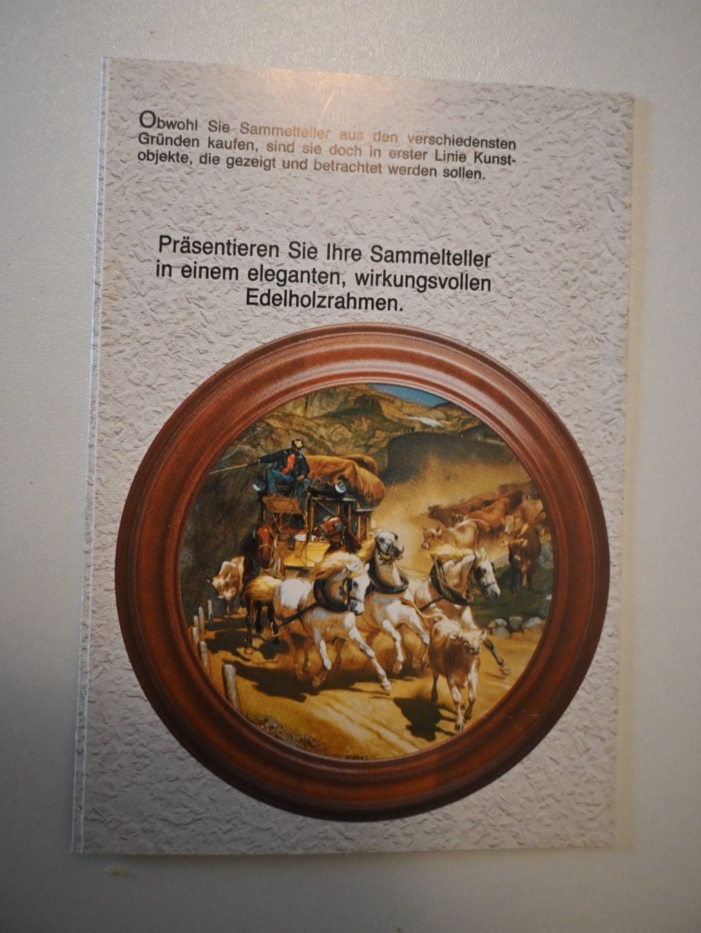 Assiettes: "Bradex" Teller "Die Gotthardpost" – Neuf (Voir description) à Opfikon par Unicki 2