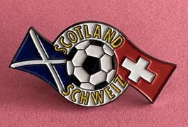 Pin Anstecker Fussball Schottland Schweiz Schweiz Scotland