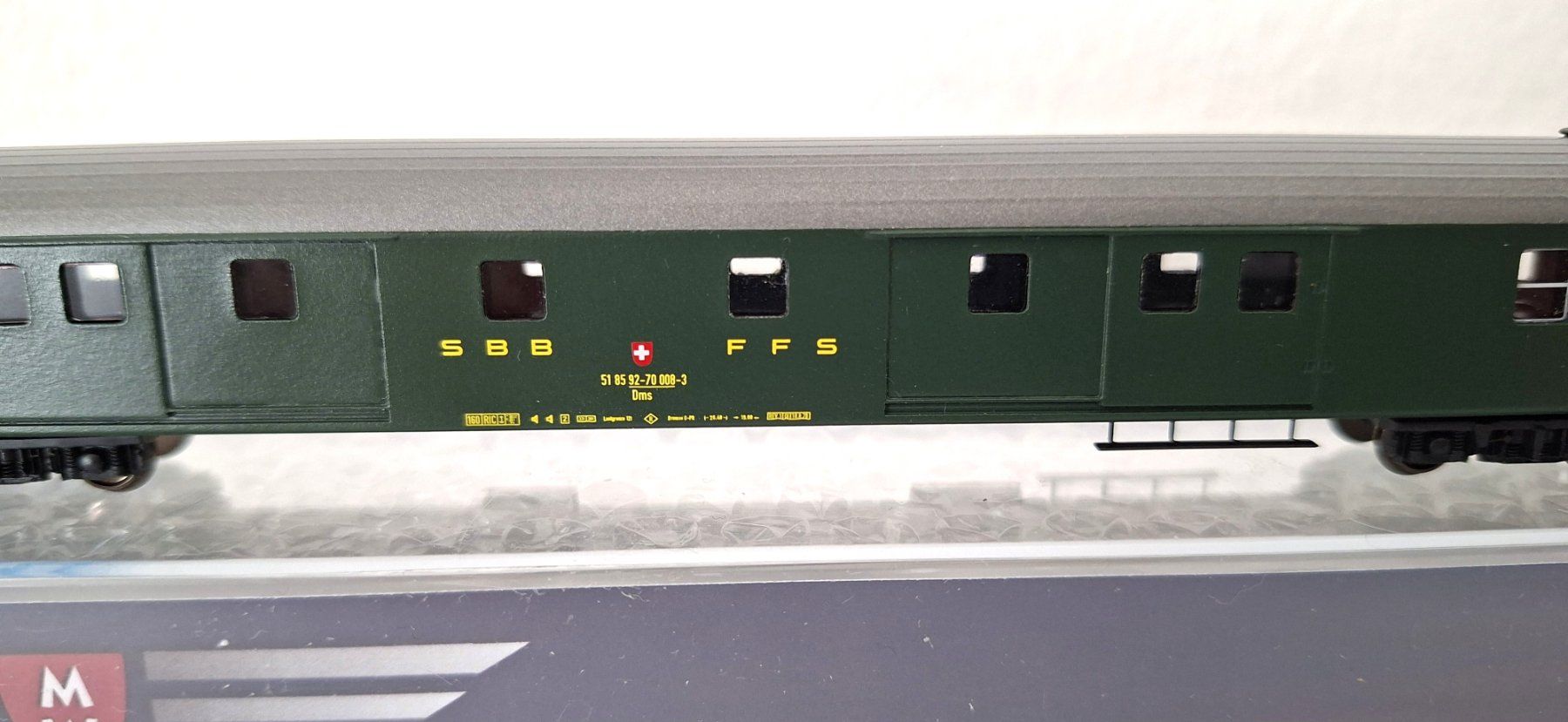 Modellini di ferrovie: MW-Modell Dms SBB RIC Packwagen N-CH-304a – Nuovo e nell'imballaggio originale da Biberist venduto da Ntrains 7