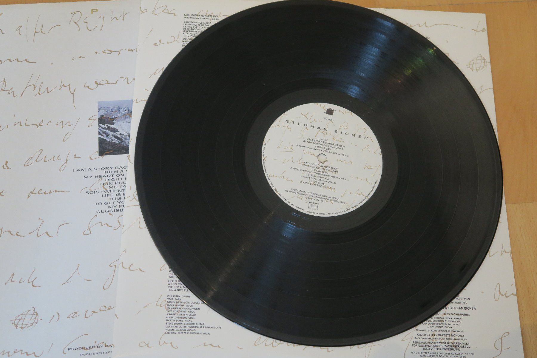 Schallplatten: Stephan Eicher – My Place – Gebraucht aus Thun von Karibu70 3