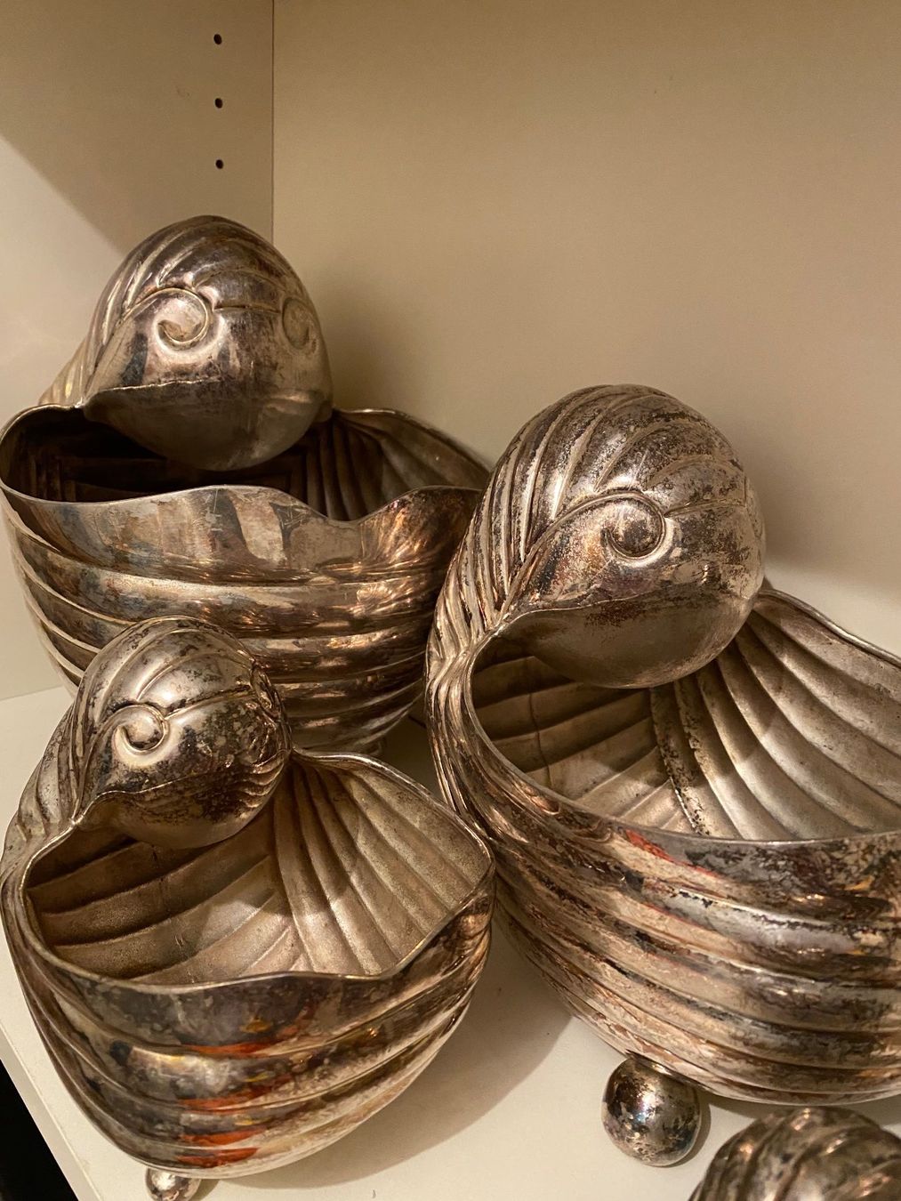 Ciotole: Vintage Nautilus Schalen versilbert im Set – Usato da Rorbas venduto da tun_m7fz 4