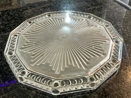 JUGENDSTIL  HEISSSCHÜTZER KERZENHALTER KRISTALLGLAS FRANCE