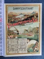DAMPFSCHIFFFAHRT VIERWALDSTÄTTERSEE LU AK REPRO 1896