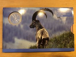 Swissmint Schweizer Münzen 2007  Stempelglanz Steinbock
