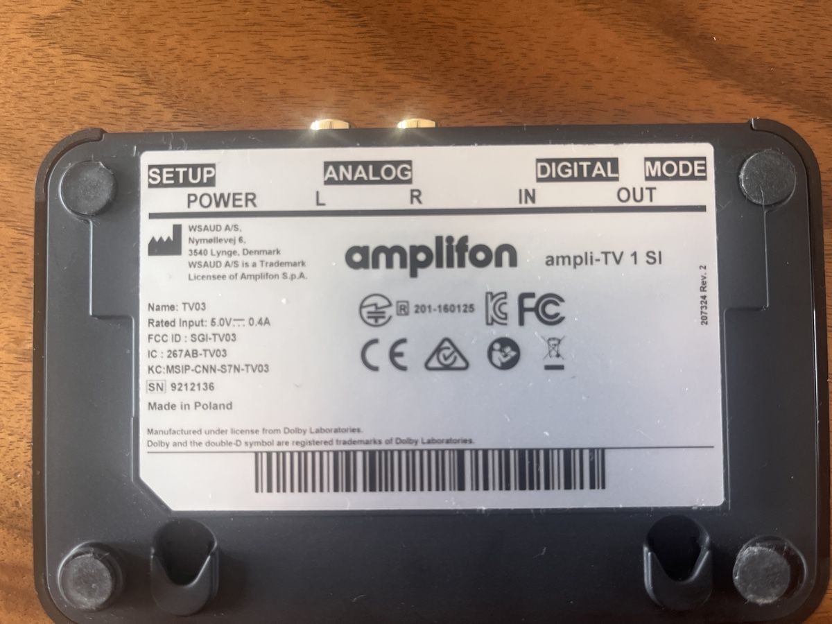 Amplifon Attrezzature mediche: Amplifon Hörgeräte TV Streamer – Usato da Laupen BE venduto da Rohe5500 4