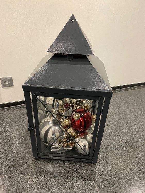Windlicht / Laterne, 80cm hoch, Weihnachten, edel Kaufen auf Ricardo