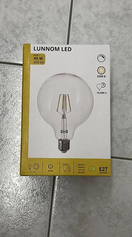 Lampade: IKEA Lunnom LED Glühbirne  – Usato da St. Gallen venduto da ako_6wcl