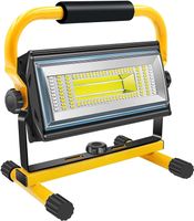 LED Baustrahler Akku 80W 7000Lumen Strahler Arbeitsleuchte