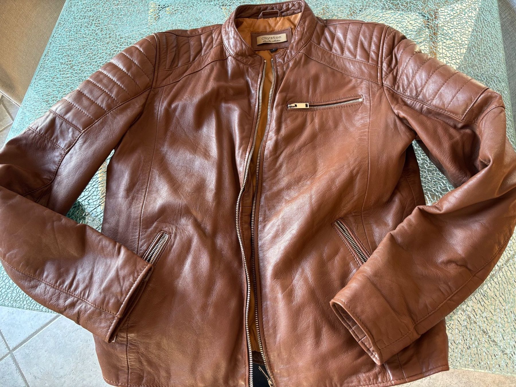 Jacken: Veste en cuir style motard – Gebraucht aus Reconvilier von Lolypop 1