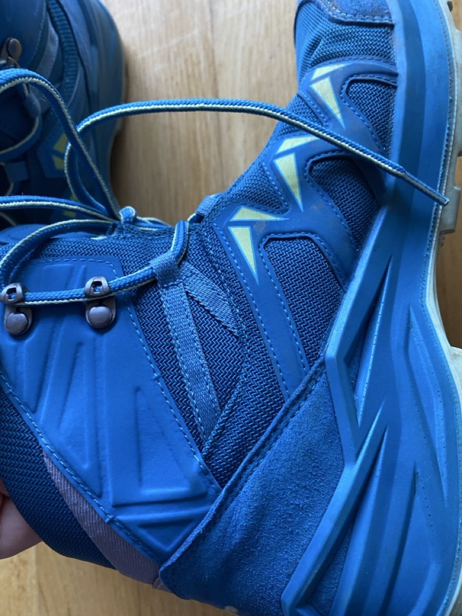 Lowa Scarpe da uomo: Lowa Wanderschuhe Gr. 40 Blau Top – Usato da Münchenstein venduto da sommerverkauf12 2