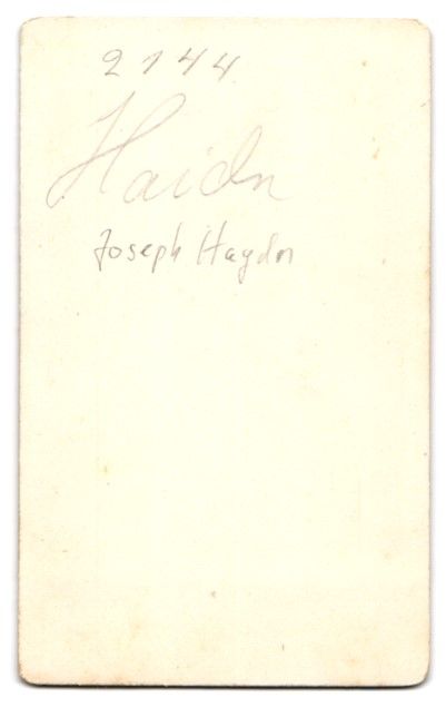 Fotografie & Manifesti: Fotografie Portrait Joseph Haydn, Kompon – Usato da Berlin venduto da bartko-reher 1