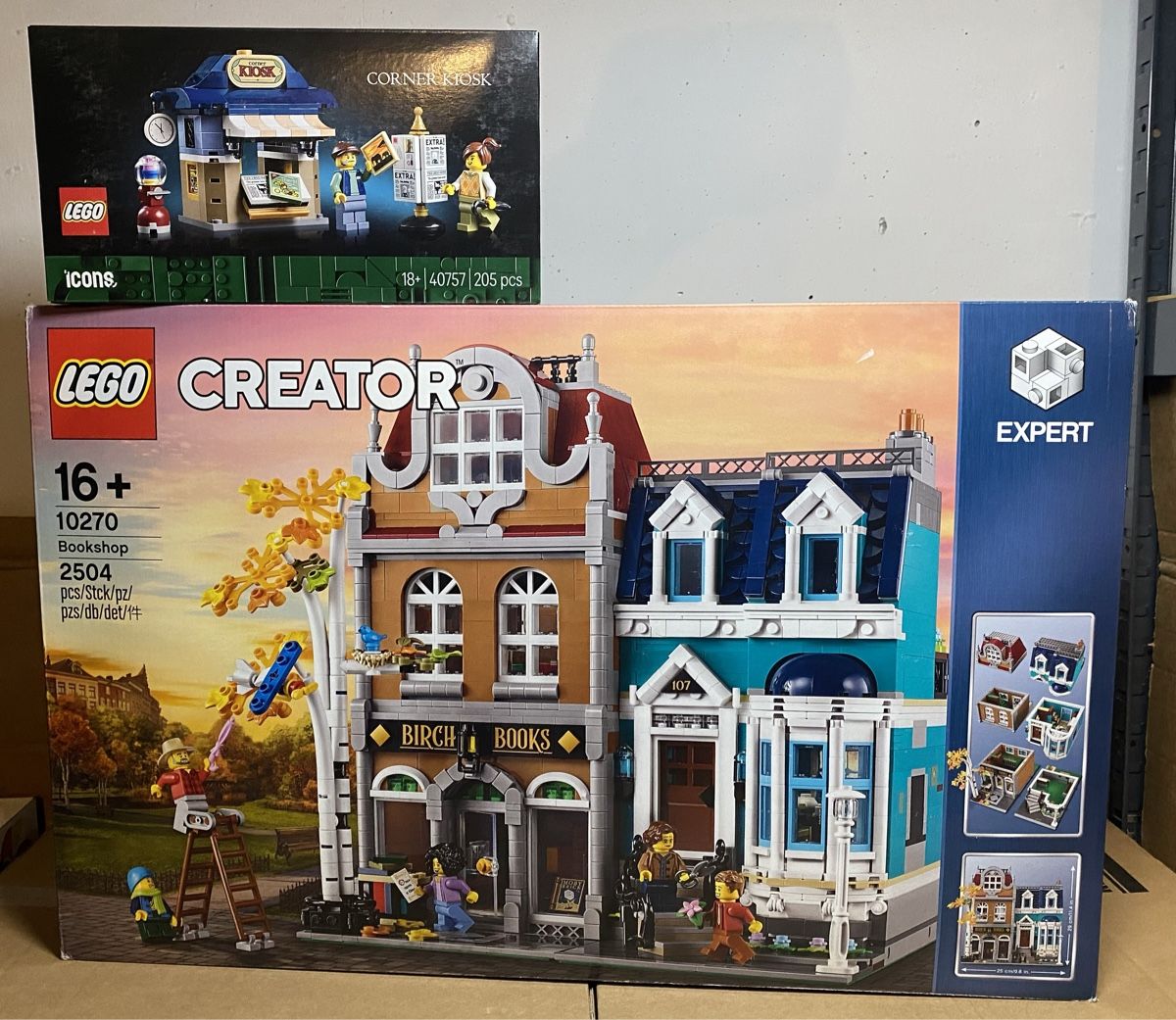 LEGO Creator Expert Bookshop 10270 & Corner Kiosk 40757 (Neu und ...