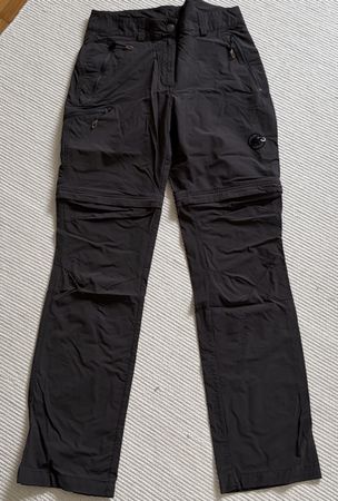 Mammut Zip-Off Hosen Damen Grösse 36 grau guter Zustand