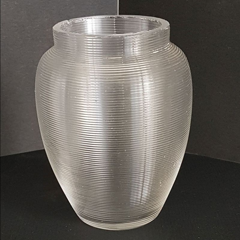 Vasen & Gefässe: Antike Löffelvase Drahtglas um 1920 – Gebraucht aus Kaltbrunn von Lexus3