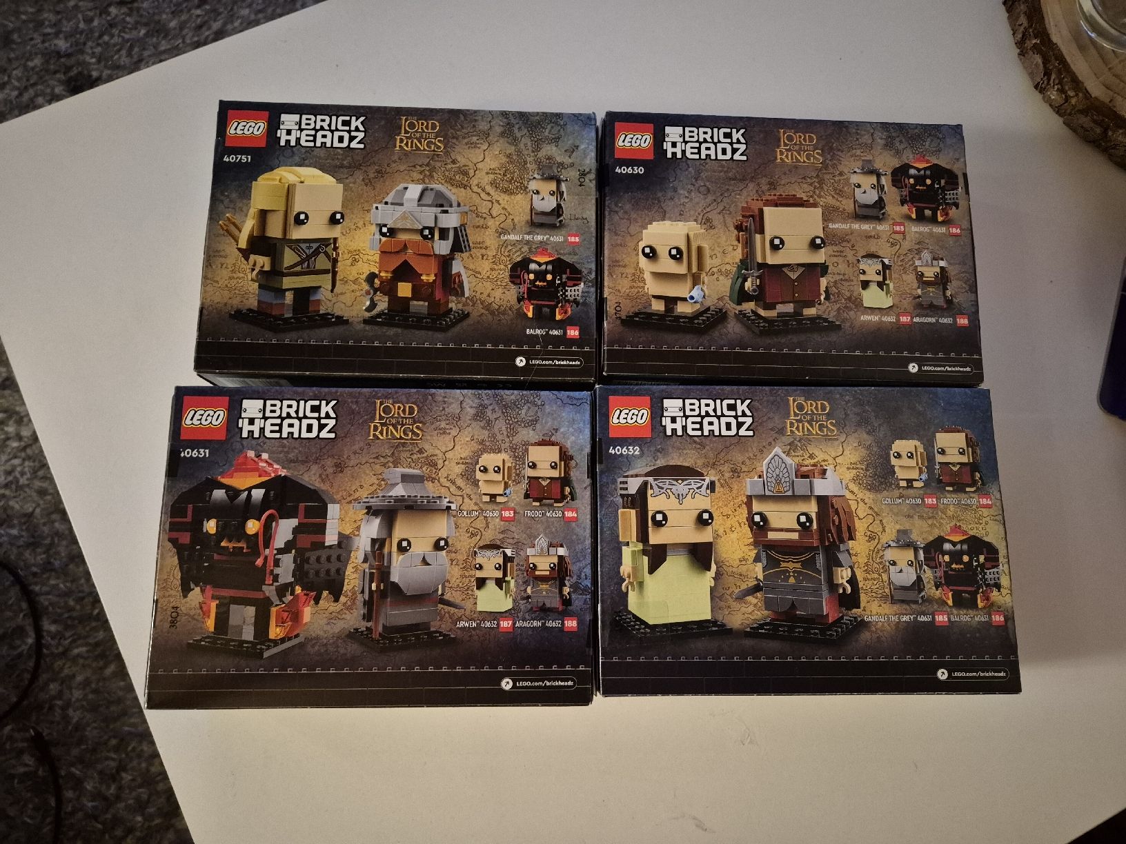 Lego Kit di costruzioni: LEGO BrickHeadz Herr der Ringe, 4 Sets, Neu – Nuovo e nell'imballaggio originale da Ettiswil venduto da beekeper13 1