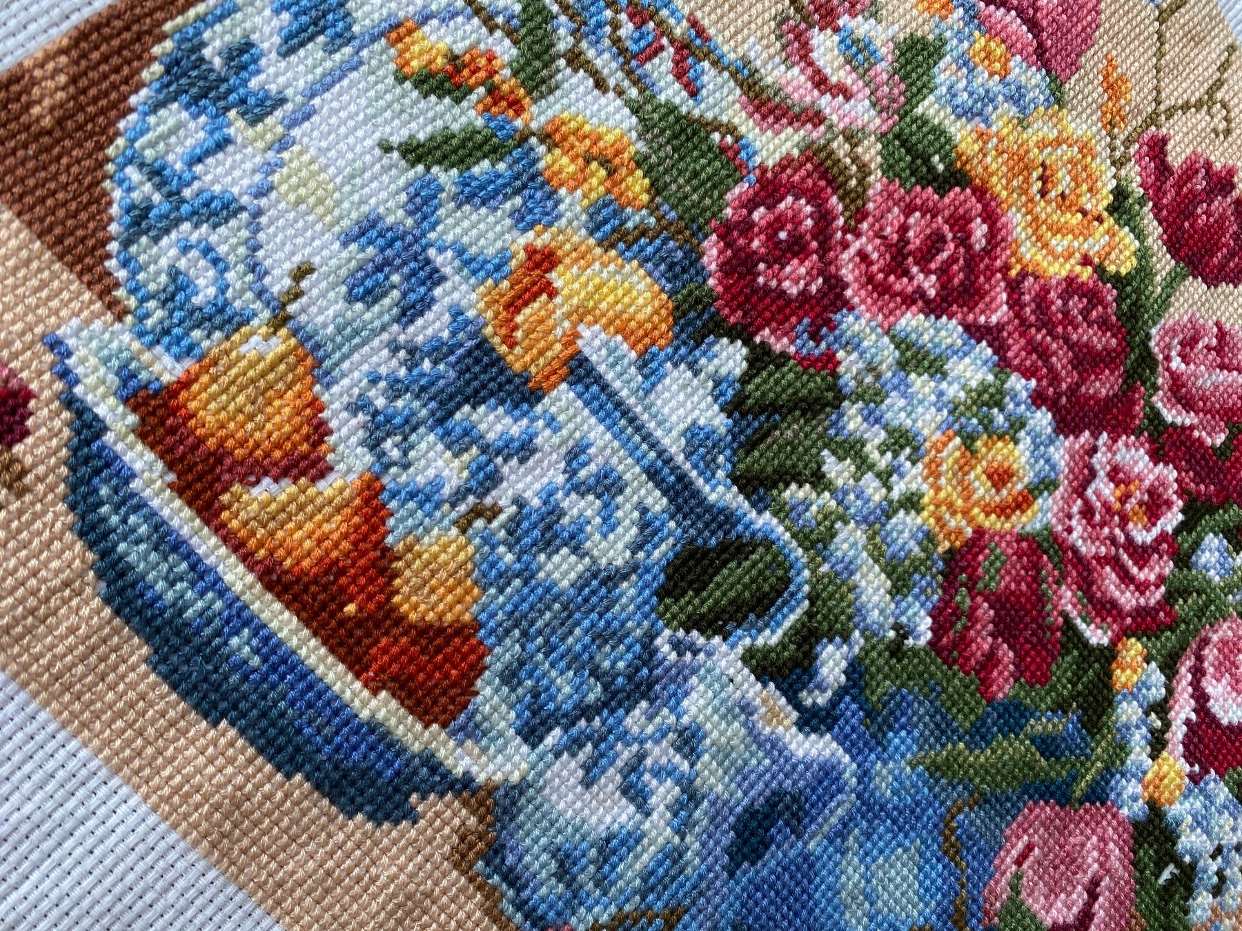 Poster & Bilder: 2 Bilder Petit Point – Neu (gemäss Beschreibung) aus niederbipp von Esbenz 9