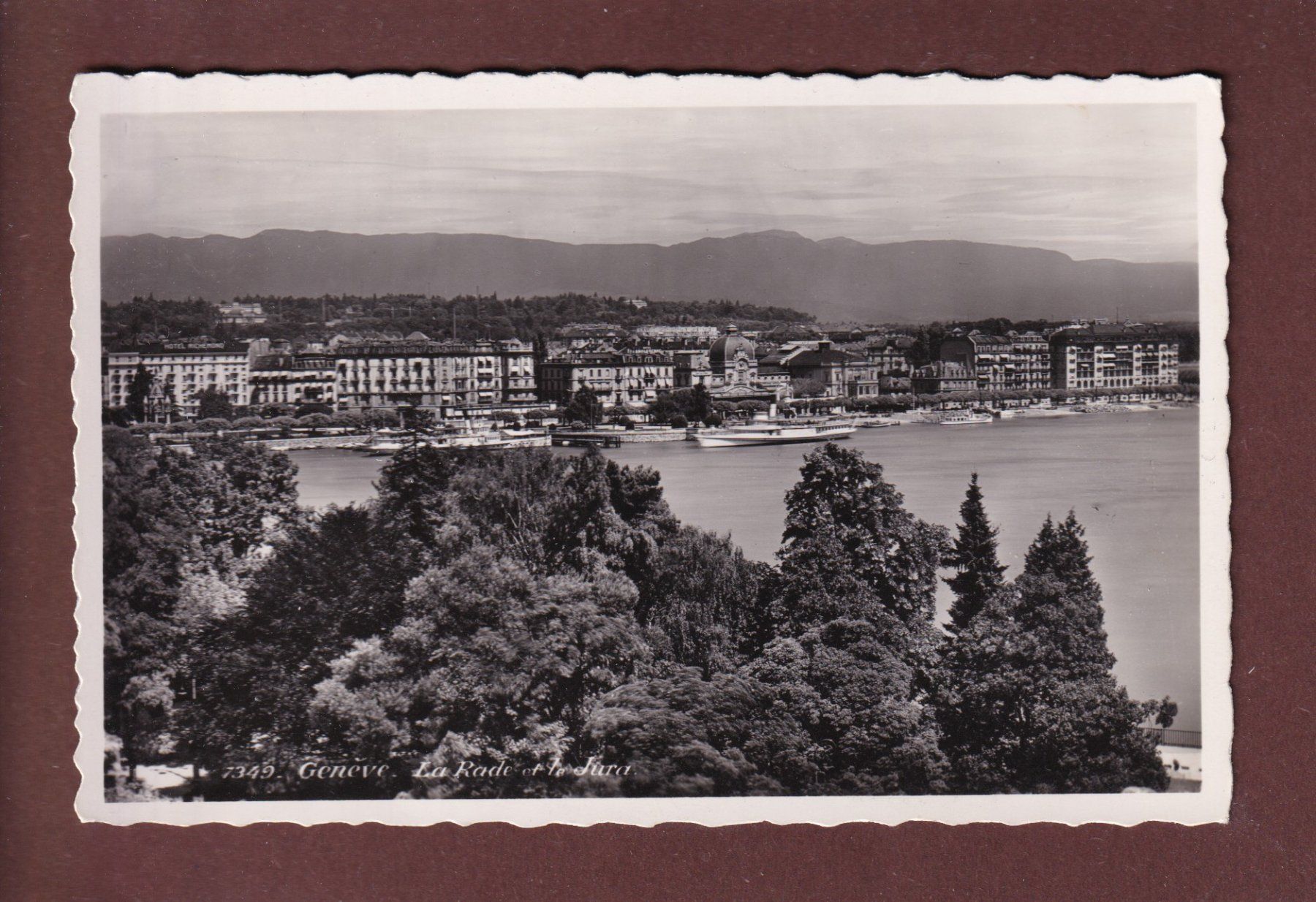 Cartoline postali: GENEVE - La Rade – Usato da Pully venduto da nicecards