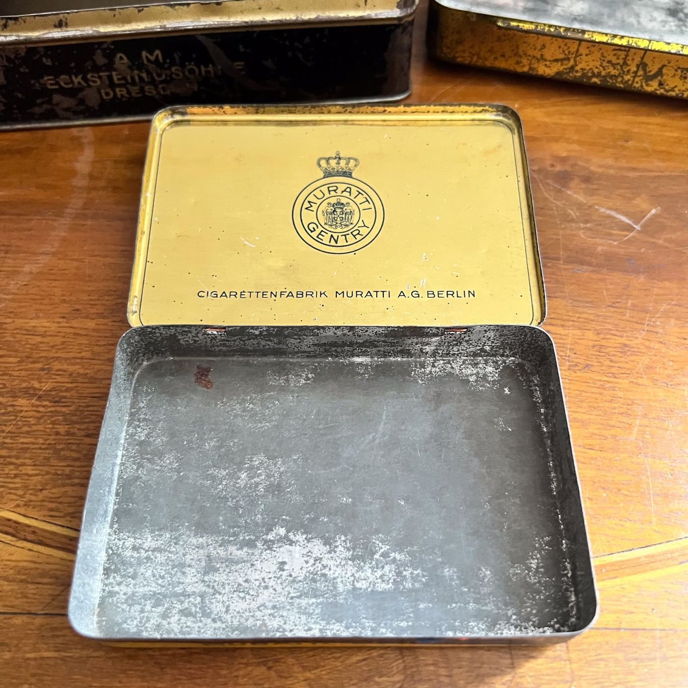 Barattoli: Alte Zigarren Tabak Blechdose Vintage Reklame Blech Dose – Usato da Neuhausen venduto da rraayy 6