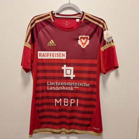 Adidas Fc Vaduz Janjatovic 37 Matchworn 2016