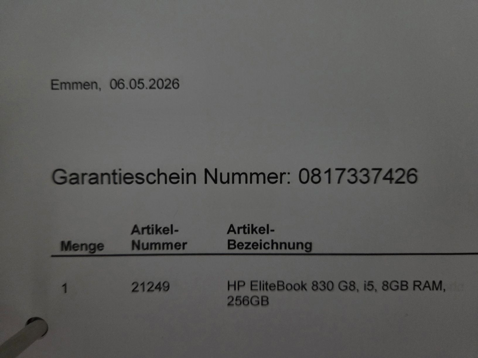 Hewlett Packard Portables: HP Elite Notebook – Neuf (Voir description) à Tägerwilen par juhe1712 2