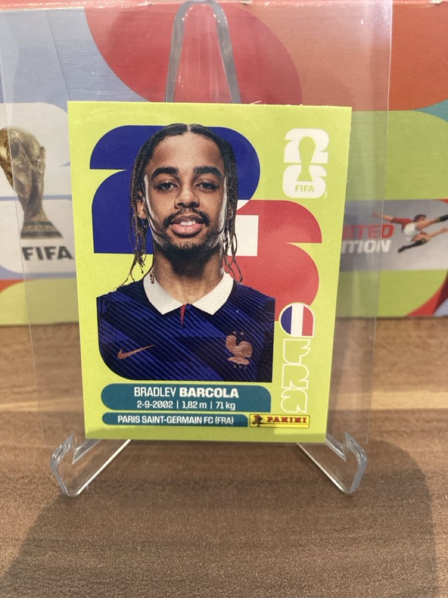 Panini Carte collezionabili: Panini  2026 Sticker Bradley Barcola – Usato da Zürich venduto da ZeboBricks