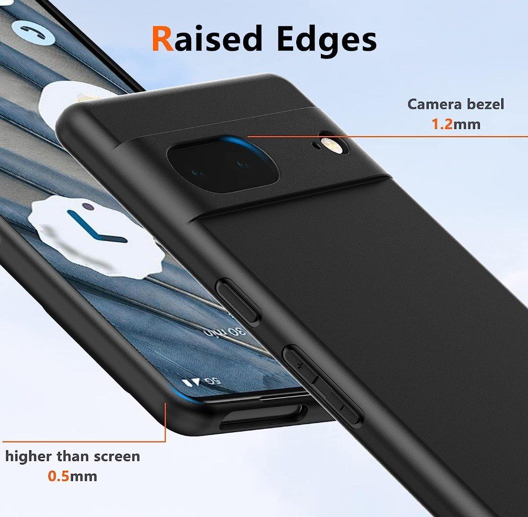Covers & Schutzfolien: Google Pixel 7a Hülle Case black matt TPU dünn weich – Neu und originalverpackt aus Rorschacherberg von  1