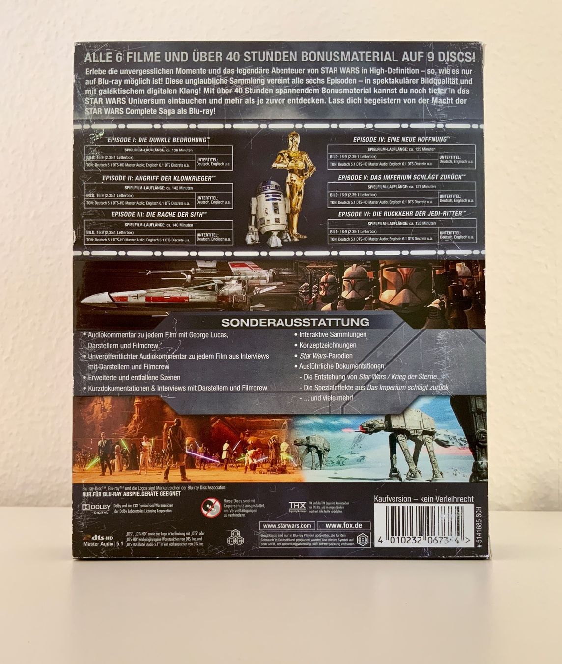 Tutti i DVDs: STAR WARS - The complete Saga – Nuovo (secondo la descrizione) da Winterthur venduto da Ricci2012 1