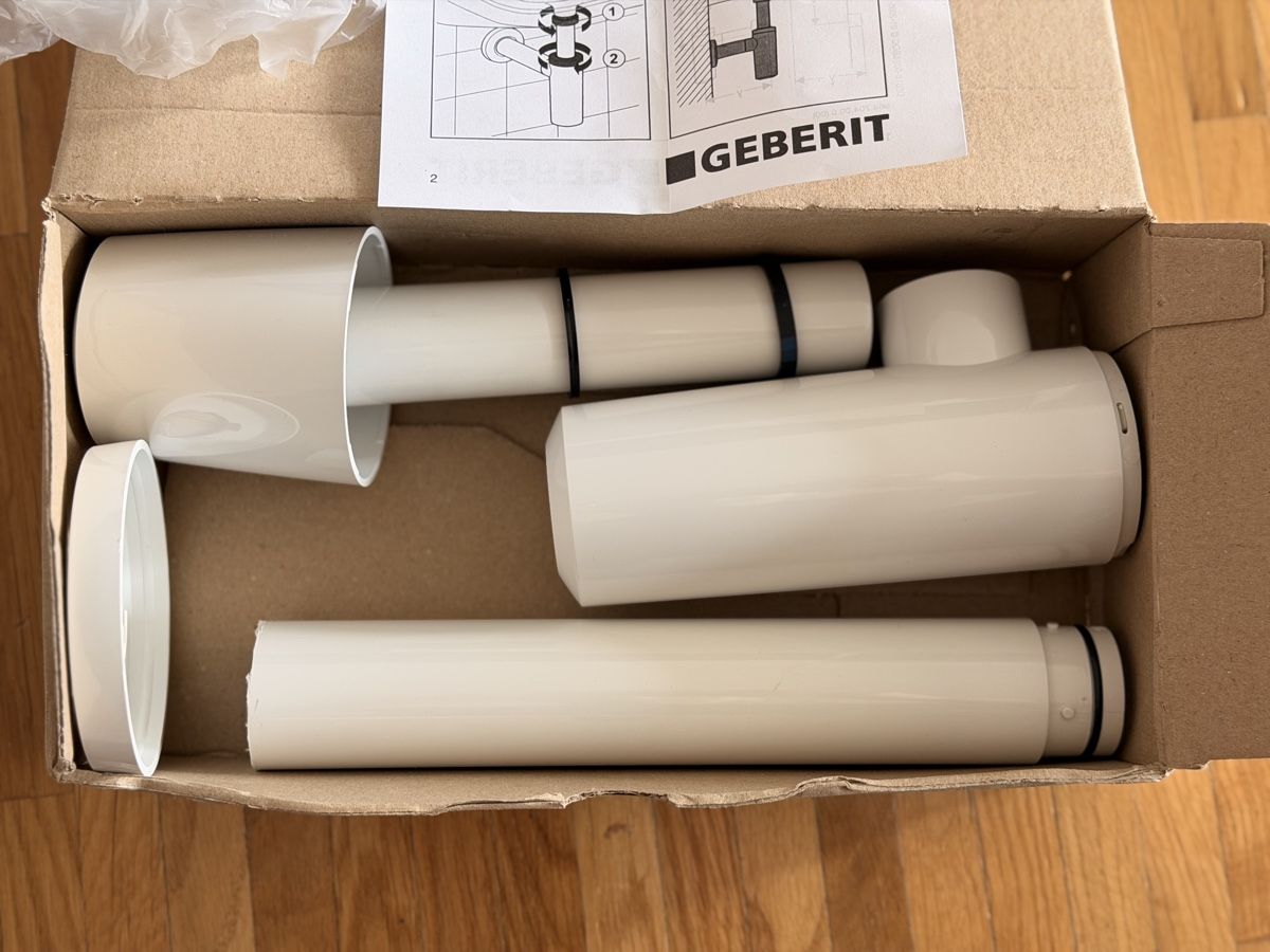 Geberit Mobili per bagno: Syphon Geberit für Lavabor – Nuovo (secondo la descrizione) da Zürich venduto da Gadgets2020 3