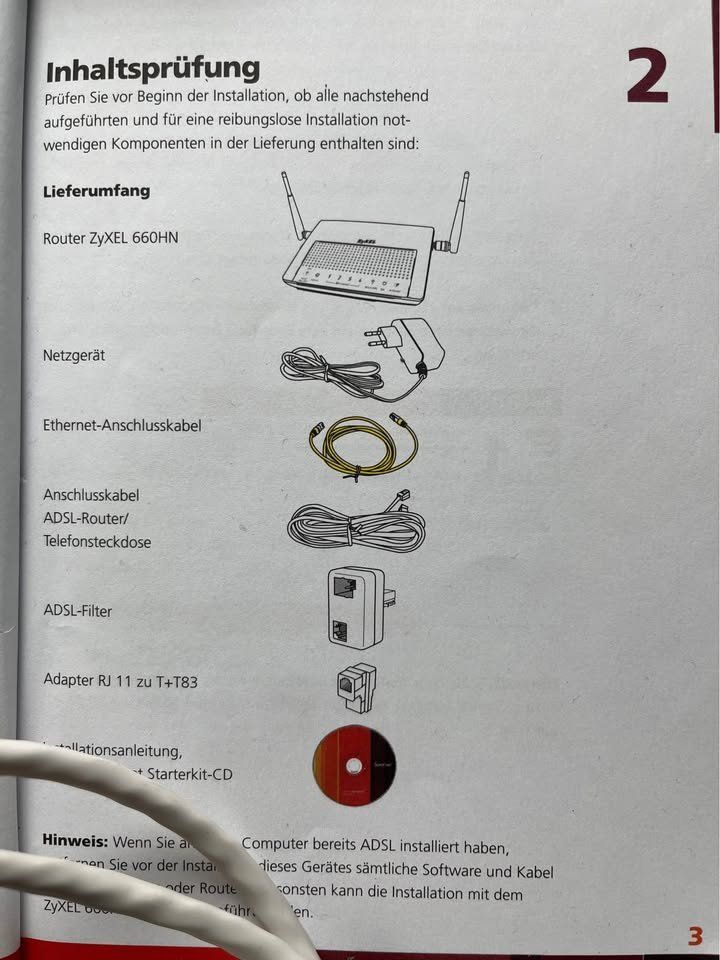 Zyxel Modem & Router: Router mit allen Kabeln – Usato da Fislisbach venduto da Hast1976 3