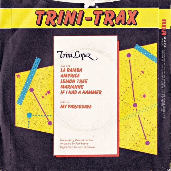 Dischi in vinile: Lopez Trini: Trini-Trax 7" – Usato da Steinhausen venduto da Vilivinili 1