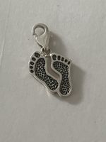 Thomas Sabo Fussabdruck Charm 925 Silber neuwertig!