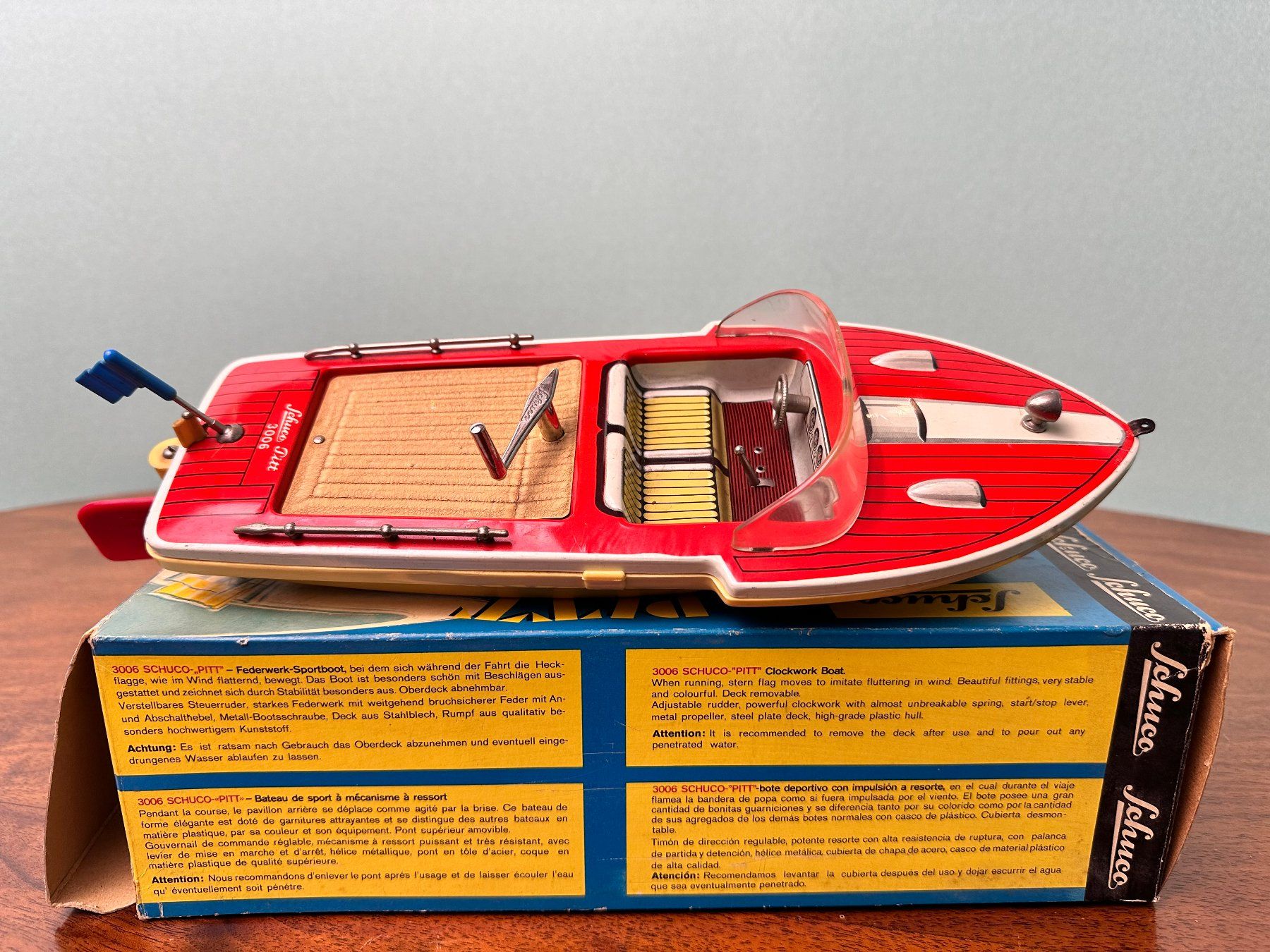 Schuco Spielzeuge: Schuco Sportboot "Pitt" Made in Western Germany – Gebraucht aus Seuzach von Jage 1
