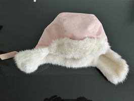 Süsser Winterhut H&M Gr. 110/128 rosa Mädchen