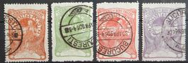 Rumänien Kat. 161-164 gest. 1906 Kat. 35 Euro