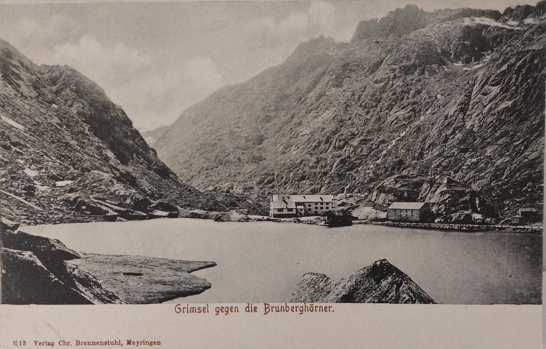 Cartoline postali: GRIMSEL   gegen die Brunberghörner – Usato da Delémont venduto da Domdom1