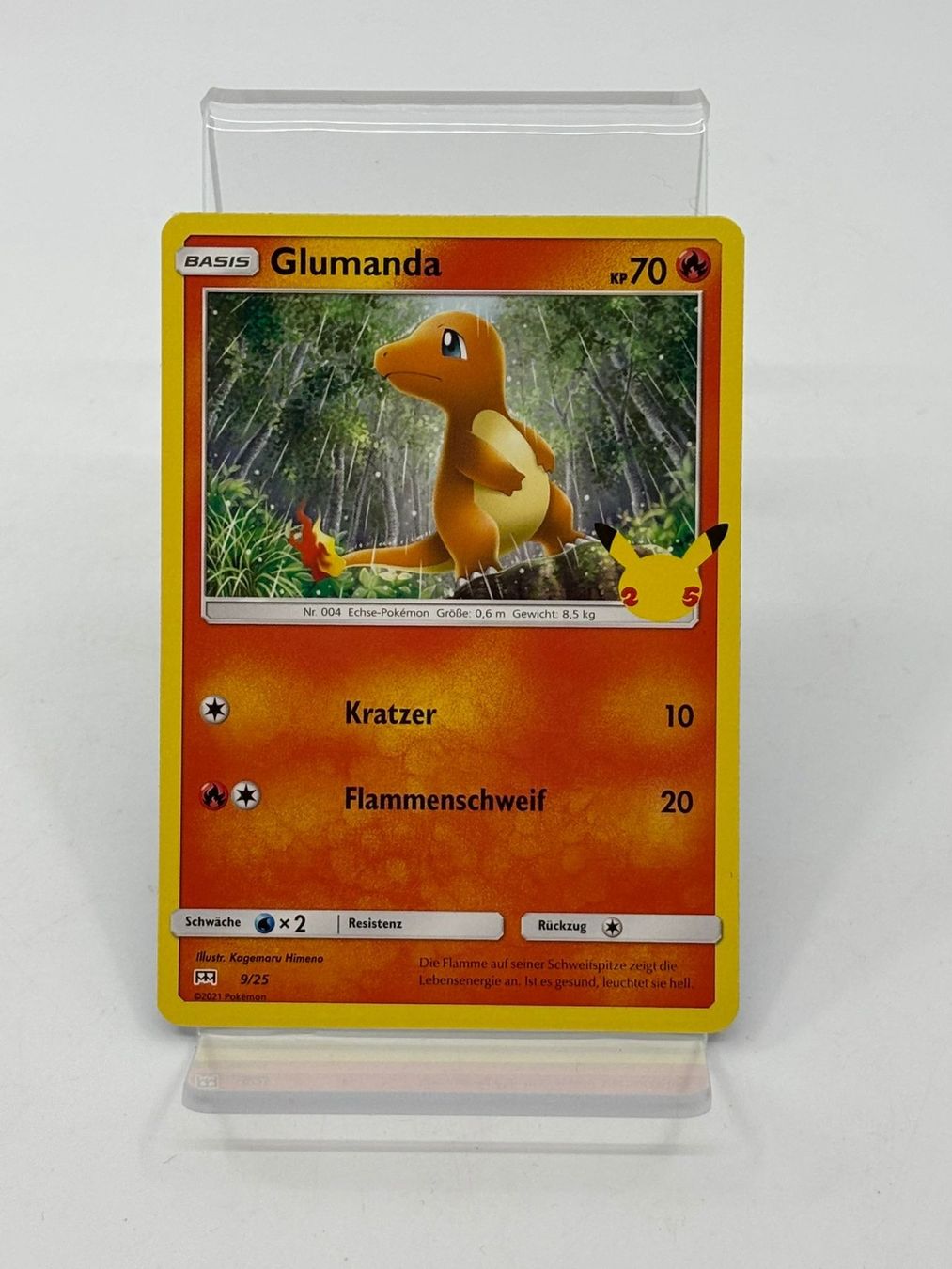 Pokémon Sammelbilder & Trading cards: Pokemon Glumanda 9/25 – Gebraucht aus Herisau von Pokemon2026