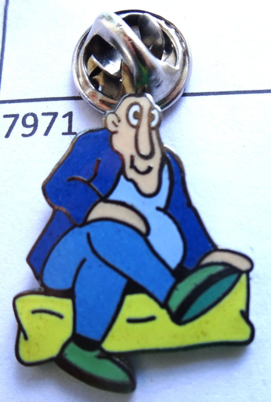 Plaquettes & Badges: Pin Mann Comics blau – D'occasion à Utzenstorf par BUtter81