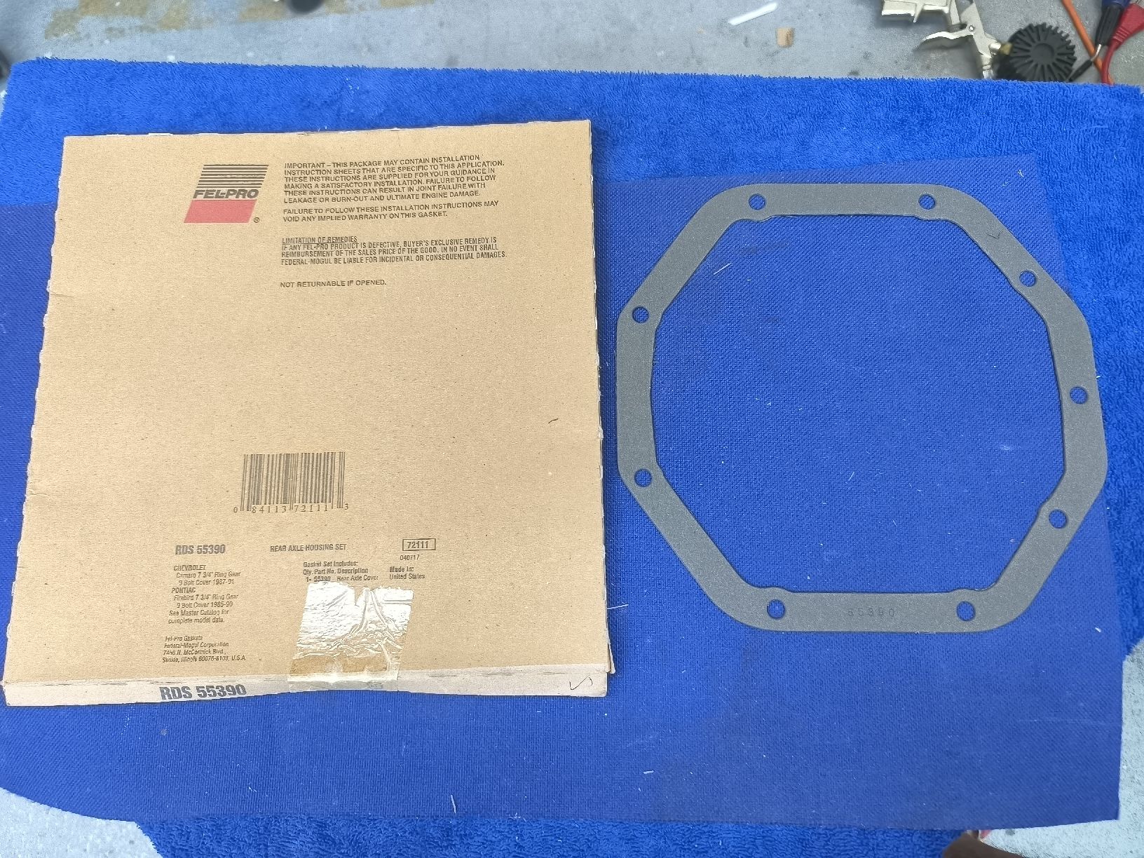 Tutti pezzi di ricambio auto: Fel-Pro RDS 55390 Dichtungsatz Differential neu Camaro Fireb – Nuovo e nell'imballaggio originale da Oberwil b. Zug venduto da Gto469
