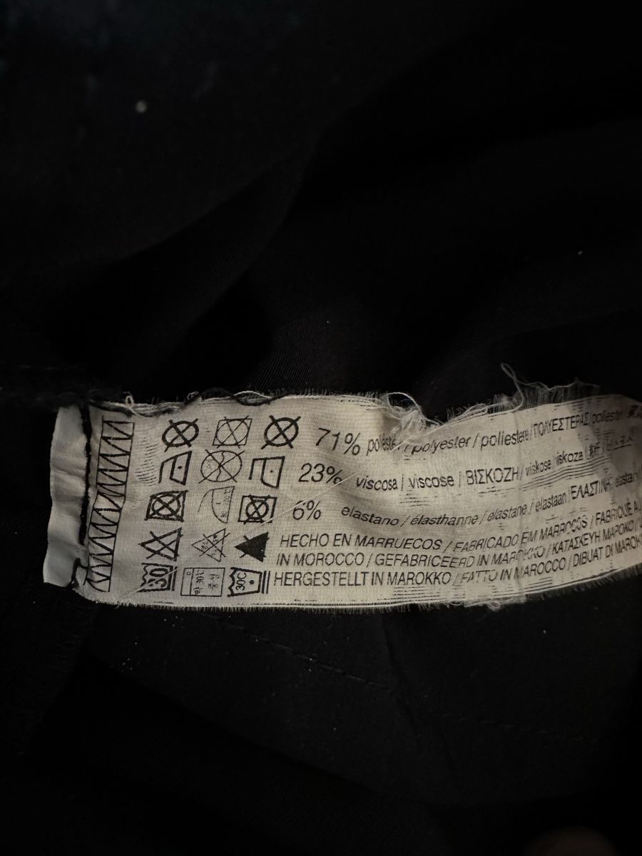 Pull&Bear Pantaloni: Pull&Bear Stoffhose Schwarz Gr. L – Usato da Uster venduto da sus_s85n 3