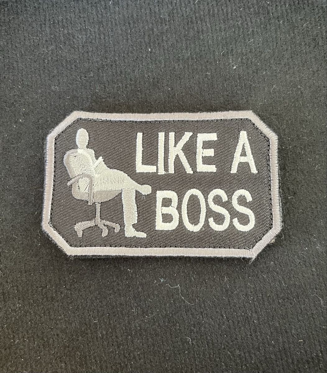 Placchette & Badge: "Like a Boss" Patch - Neuwertig, cooler Blickfang! – Nuovo (secondo la descrizione) da Ostermundigen venduto da yannip