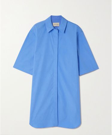 Hemdkleid Loulou Studio blau XS