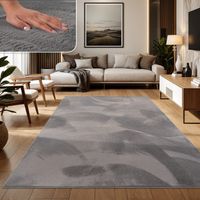 -50%‼️  Flauschiger 240x340  Teppich Super Soft Antrazith