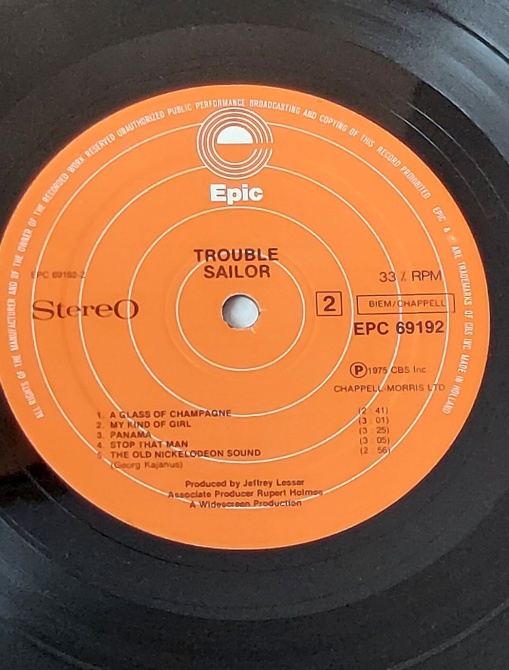 Dischi in vinile: LP - SAILOR - TROUBLE – Usato da Steckborn venduto da Quo7 2