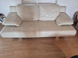 Zweier Echtleder Sofa Designer