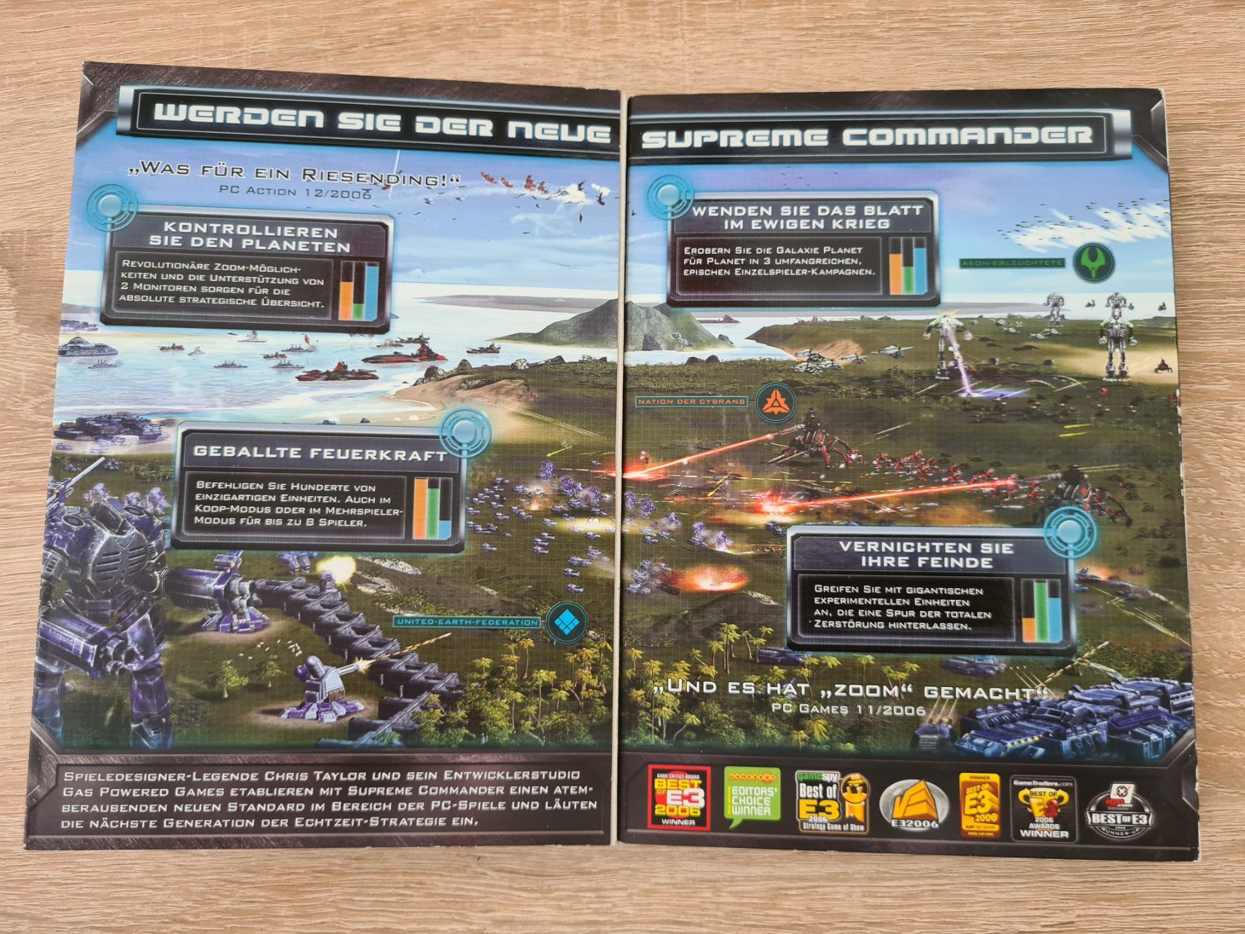 Giochi: Supreme Commander (German Cover) - PC – Usato da Carouge GE venduto da Gasco 3